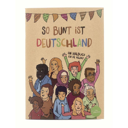 Hautfarben Malbuch - Deutschland Edition