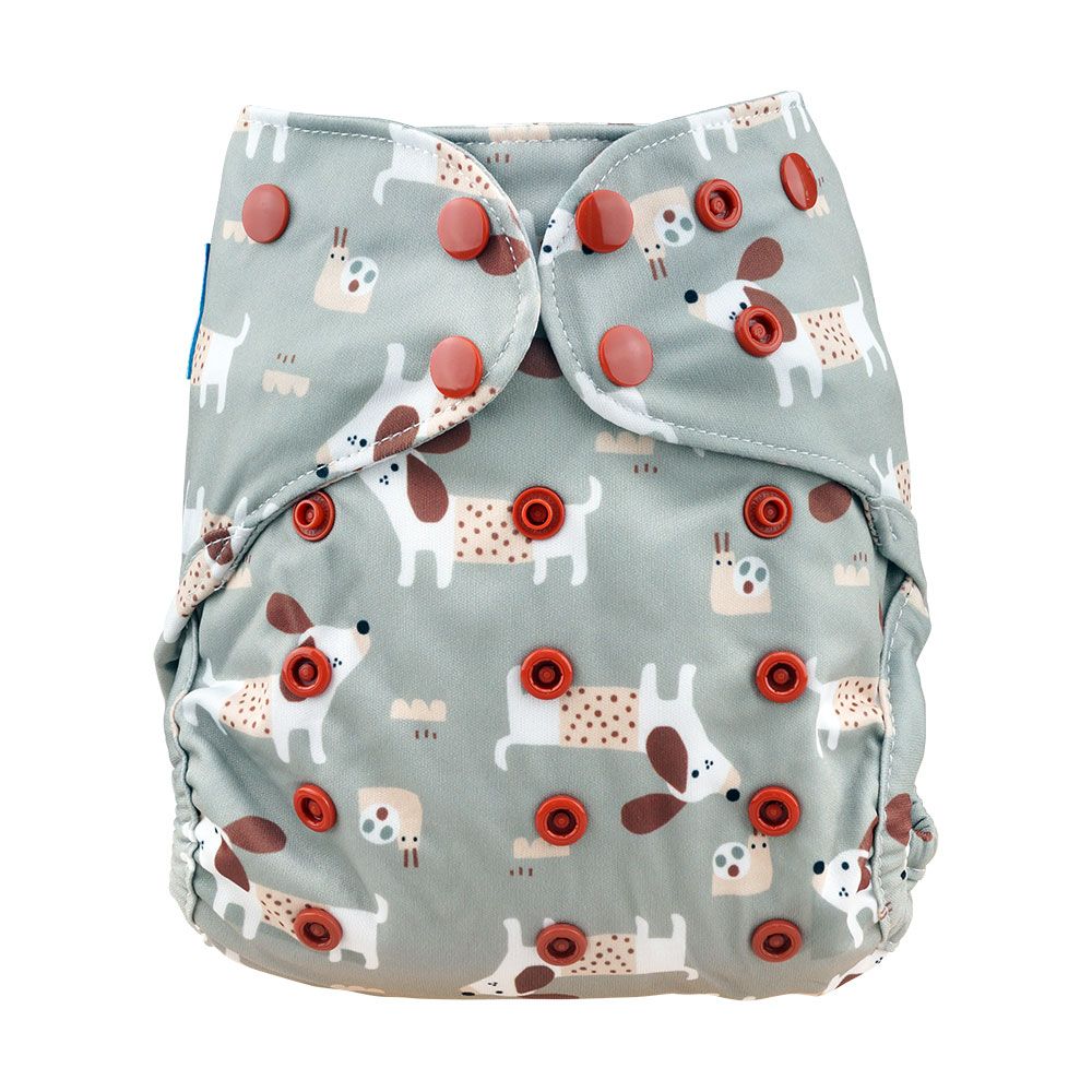 Blümchen Überhose One Size mit Druckknöpfen