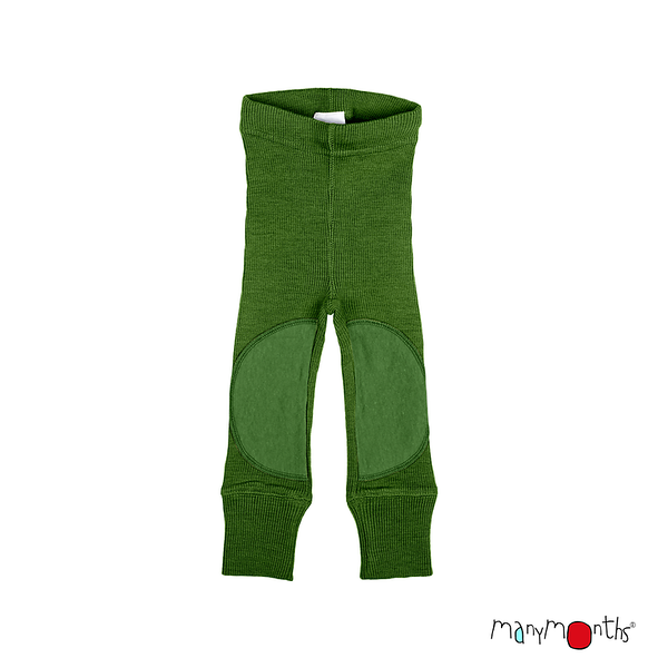ManyMonths Woll-Leggings mit Knieflicken