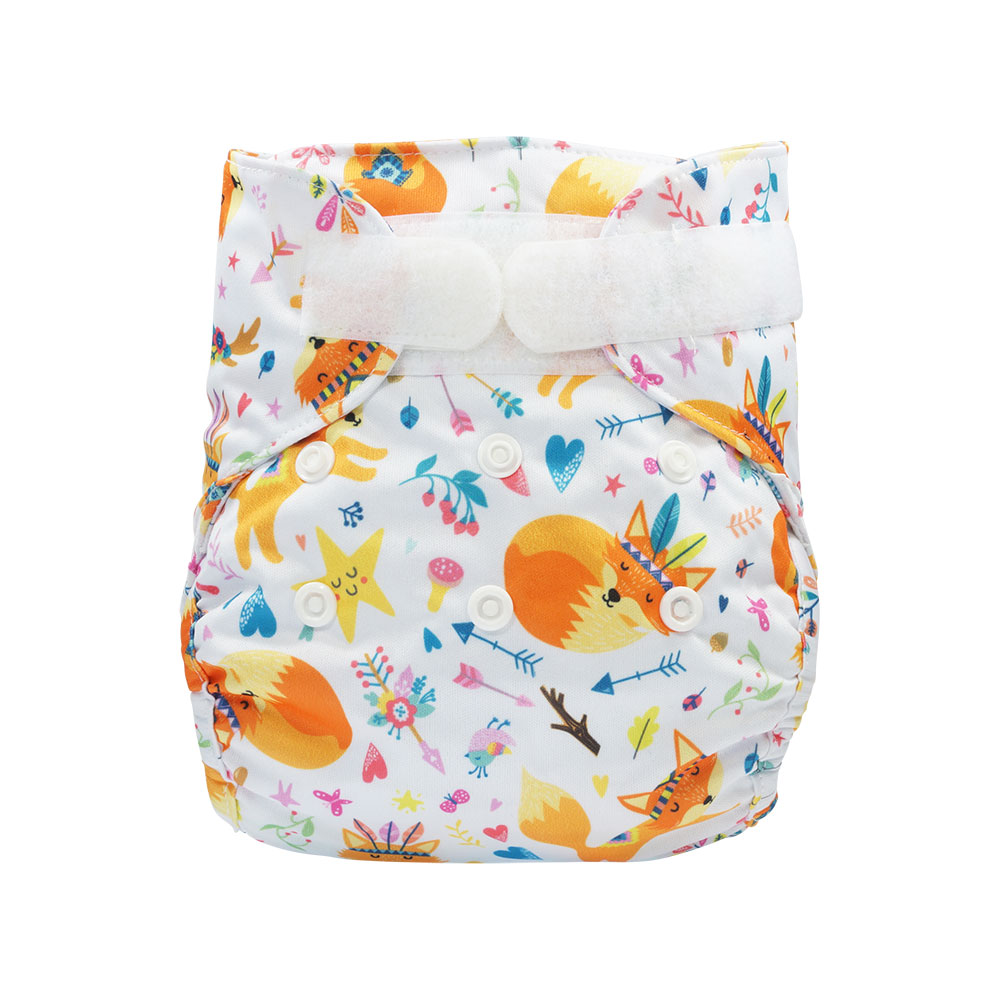 Blümchen Überhose Newborn mit Klettverschluss
