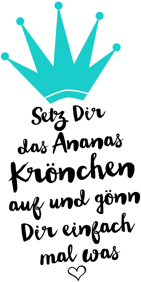 Dein Ananas Krönchen