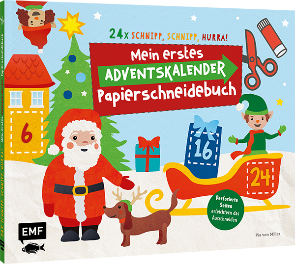 EMF 24 x Schnipp, schnipp, hurra! Mein erstes Adventskalender-Papierschneidebuch