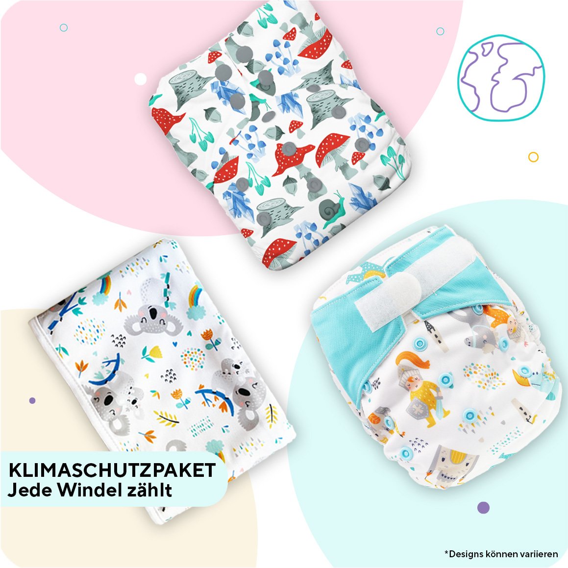 Klimaschutzpaket "Jede Windel zählt" One Size