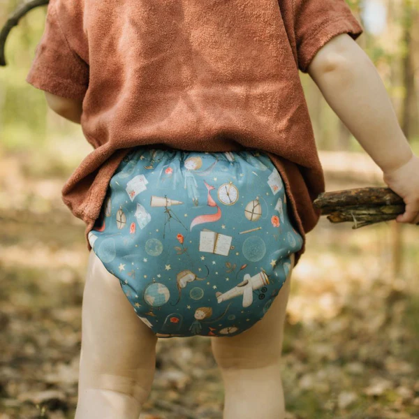 Eco Mini Überhose One Size mit Druckknöpfen