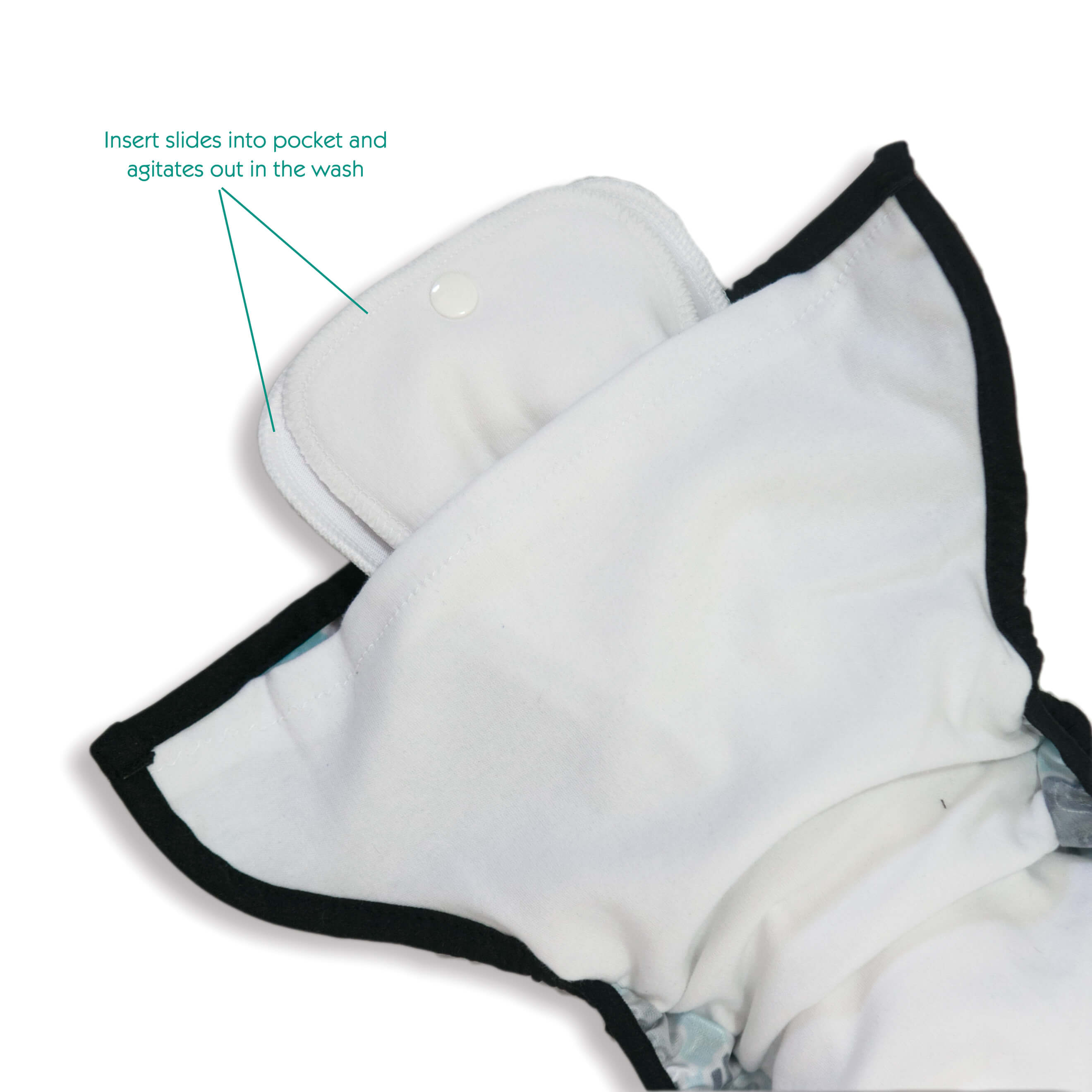 Thirsties Natural Pocketwindel One Size mit Klettverschluss