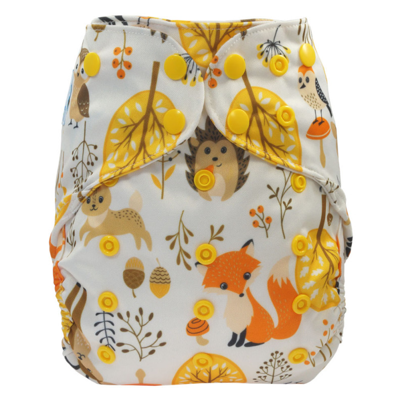 Blümchen Überhose One Size mit Druckknöpfen