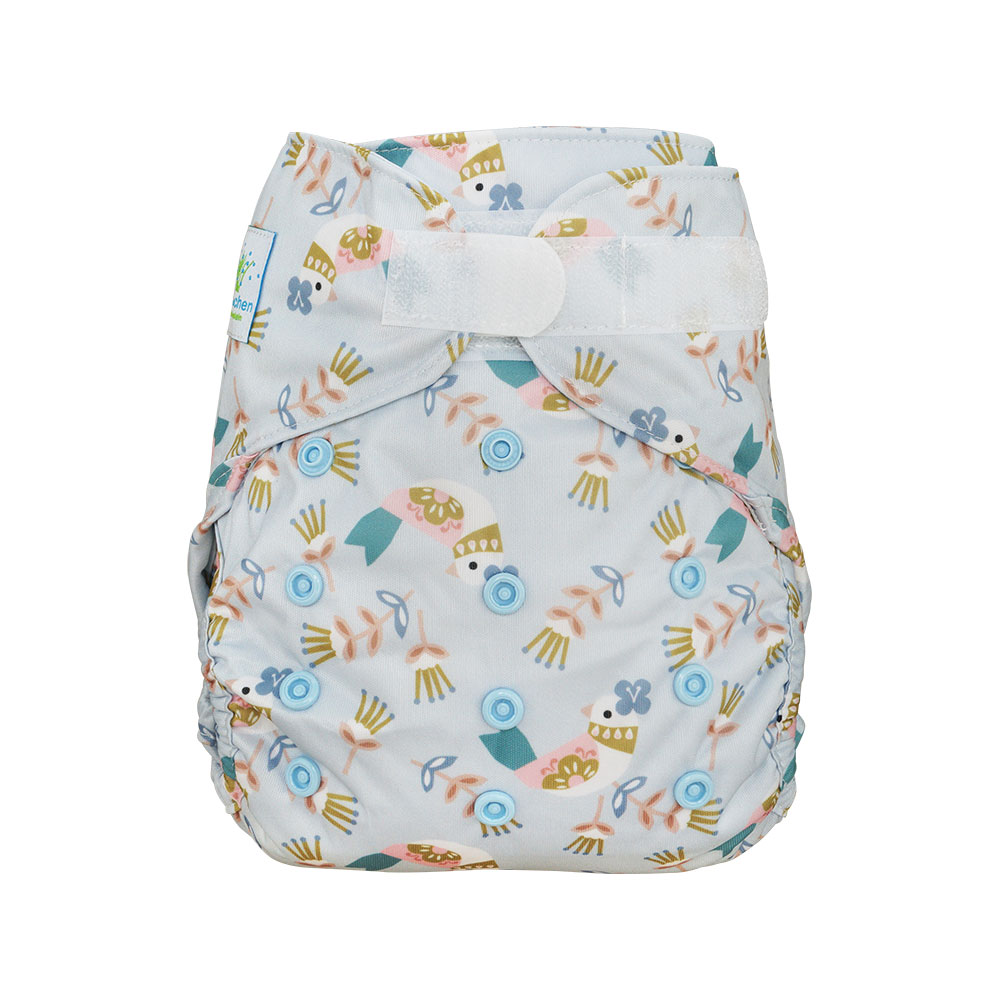 Blümchen Überhose One Size mit Klettverschluss