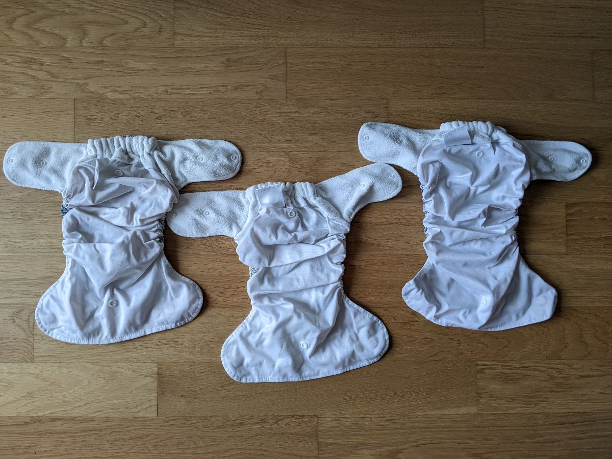 3er Set WeeCare Überhosen und Snap-in-Einlagen