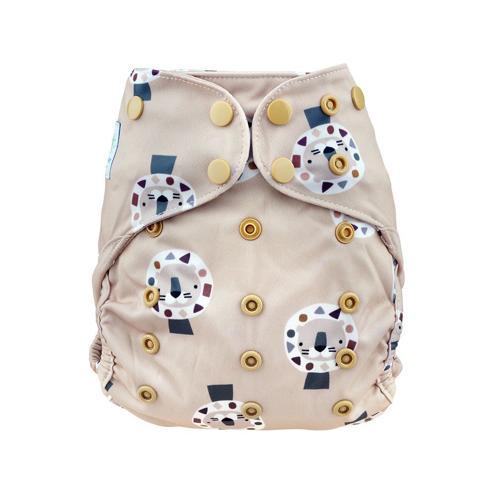 Blümchen Überhose One Size mit Druckknöpfen