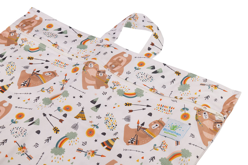 Blümchen hängender Windelsack Gr. XL